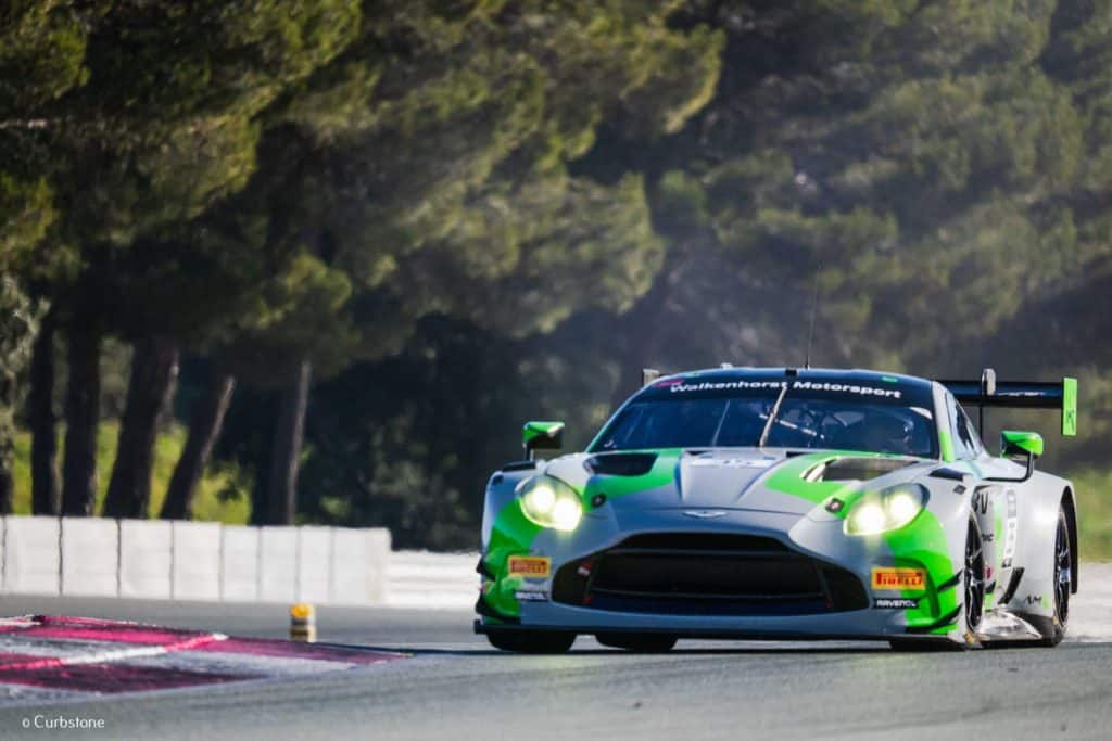 Ischer Racing car on track during test day at Paul Ricard with Walkenhorst.